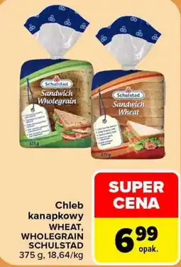 Carrefour Chleb kanapkowy WHEAT, WHOLEGRAIN SCHULSTAD oferta