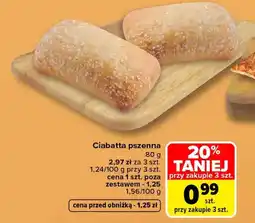 Carrefour Ciabatta pszenna oferta