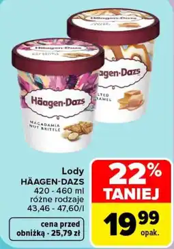 Carrefour Lody HÄAGEN-DAZS oferta