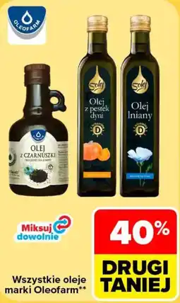 Carrefour Olej z czarnuszki Oleofarm oferta