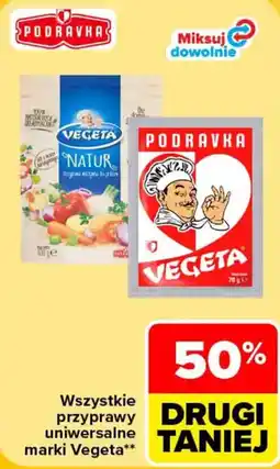 Carrefour Przyprawy uniwersalne marki Vegeta oferta