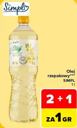 Carrefour Olej rzepakowy SIMPL oferta