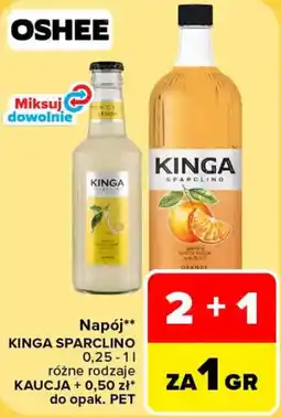 Carrefour Napój KINGA SPARCLINO oferta