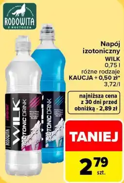 Carrefour Napój izotoniczny WILK oferta