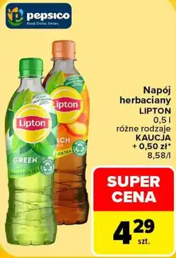Carrefour Napój herbaciany LIPTON oferta