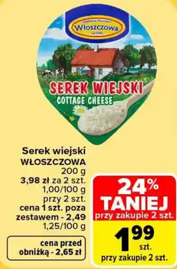 Carrefour Serek wiejski Włoszczowa oferta