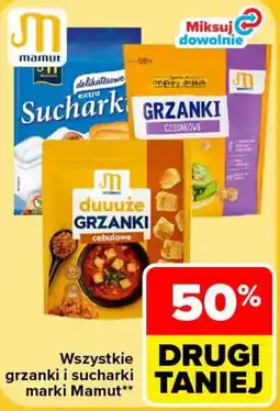 Carrefour Grzanki Czosnkowe Mamut oferta