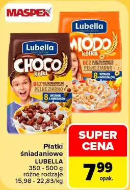 Carrefour Płatki śniadaniowe LUBELLA oferta