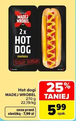Carrefour Hot dogi MADEJ WRÓBEL oferta