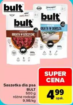 Carrefour Saszetka dla psa BULT oferta