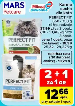 Carrefour Karma sucha dla kota PERFECT FIT oferta
