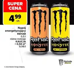 Carrefour Napój energetyzujący Rehab Monster oferta