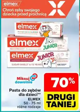 Carrefour Pasta do zębów dla dzieci elmex oferta