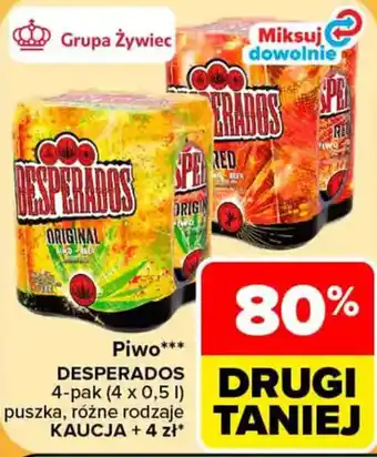 Carrefour Piwo desperados oferta