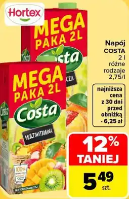 Carrefour Napój COSTA oferta
