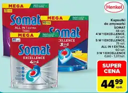 Carrefour Kapsułki do zmywarki SOMAT oferta