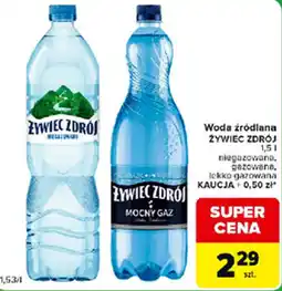 Carrefour Express Woda źródłana ŻYWIEC ZDRÓJ oferta