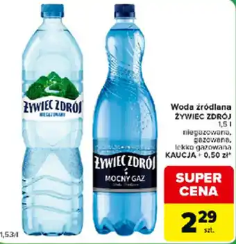 Woda źródłana ŻYWIEC ZDRÓJ