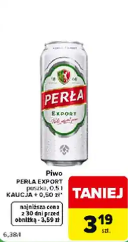 Carrefour Express Piwo PERŁA EXPORT oferta