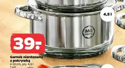 Netto Garnek nierdzewny z pokrywką MG home oferta