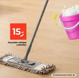 Dealz Mop płaski z wkładem z mikrofibry oferta