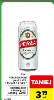 Carrefour Express Piwo Perła Export oferta