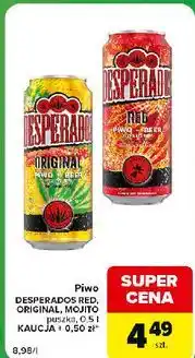 Carrefour Express Piwo Desperados Red, Original, Mojito oferta