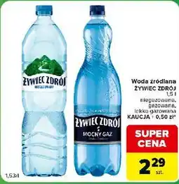 Carrefour Express Woda Źr3dlana ŹYWIEC ZDR3J oferta