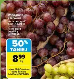 Carrefour Market Winogrona czerwone oferta