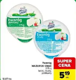 Carrefour Express Twaróg Mazurski Smak oferta