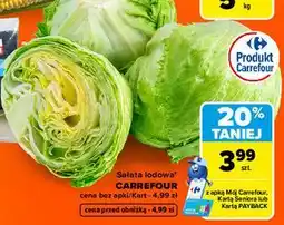 Carrefour Market Sałata lodowa CARREFOUR oferta