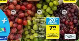 Carrefour Market Winogrona bezpestkowe białe, czerwone CANDY SANLUCAR oferta