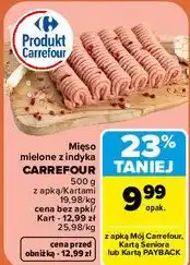 Carrefour Market Mięso mielone z indyka Carrefour oferta