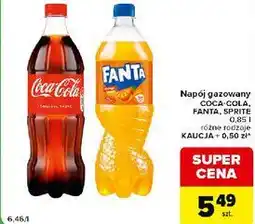 Carrefour Express Nap3j gazowany COCA-COLA, FANTA, SPRITE oferta