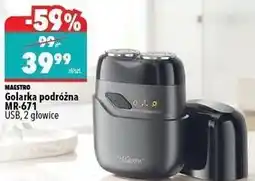 Biedronka Golarka podróżna Maestro MR-671 USB oferta