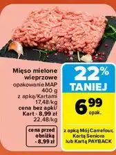 Carrefour Market Mięso mielone wieprzowe oferta