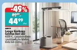 Biedronka Sanico Lampa biurkowa Goldlux Bari LED oferta