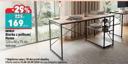 Biedronka Biurko z półkami Home Smukee oferta