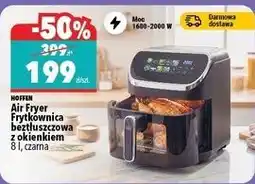 Biedronka Air Fryer Frytkownica beztłuszczowa z okienkiem Hoffen oferta