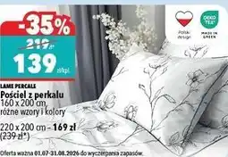 Biedronka Lame Percale Pościel z perkalu oferta