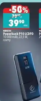 Biedronka Rebeltec Powerbank P10 LCDPD 10 000 mAh oferta