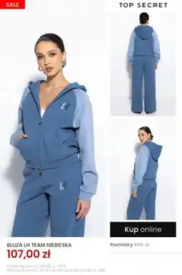 Top Secret Bluza damska LH Team Local Heroes niebieska oferta