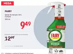 Rossmann Spray do naczyń Fairy 3w1 Cytryna oferta