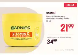 Rossmann Krem - sorbet do twarzy nawilżający dodający blasku Garnier Vitamin C Fresh & Bright oferta
