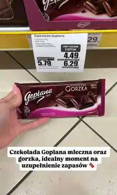 Dino Czekolada klasyczna gorzka Goplana oferta