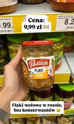 Dino Flaki wołowe w rosole Pudliszki oferta