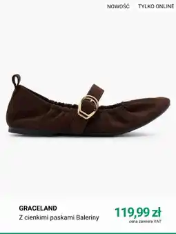 Deichmann Baleriny Graceland z cienkimi paskami oferta