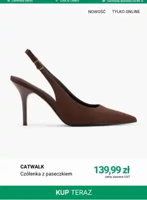 Deichmann Czółenka z paseczkiem Catwalk oferta