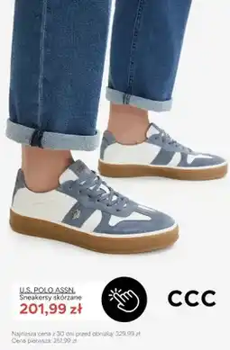 CCC Sneakersy skórzane U.S. Polo Assn oferta