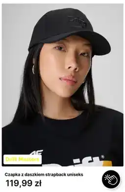 4F Czapka z daszkiem strapback unisex 4F Drift Masters oferta